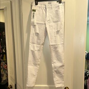 Wax Jean White Denim Pants